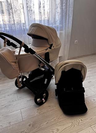 Коляска ibebe 2 в 1 бежева 2