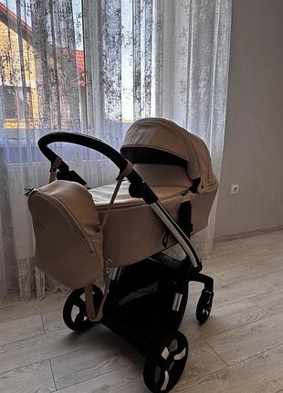 Коляска ibebe 2 в 1 бежева