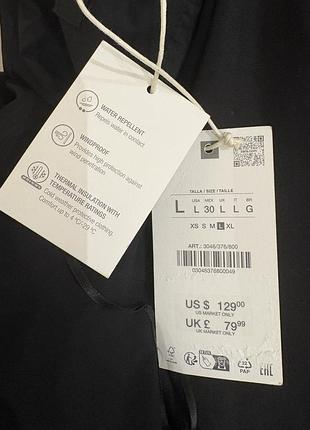 Стильний  пуховик zara 9