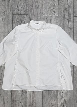 Сорочка жіноча f&f біла xxl (3xl) 100% бавовна