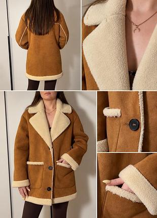 Дублянка жіноча zara коричнева