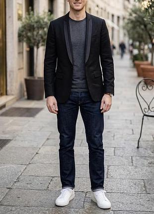 Мужской пиджак diesel black gold (made in italy) — размер 52 (l/xl)
