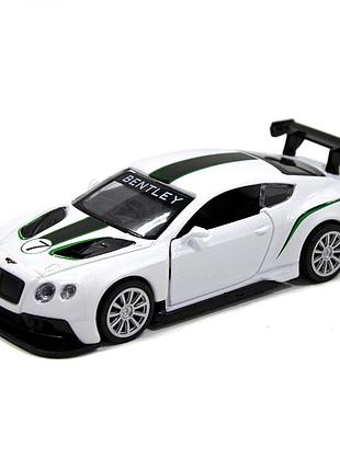 Автомодель - bentley continental gt3 (белый)