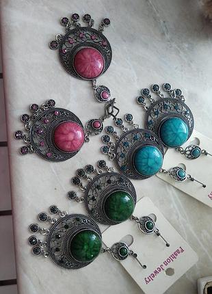 Серьги в стиле бохо / этo fashion jewelry (новые)