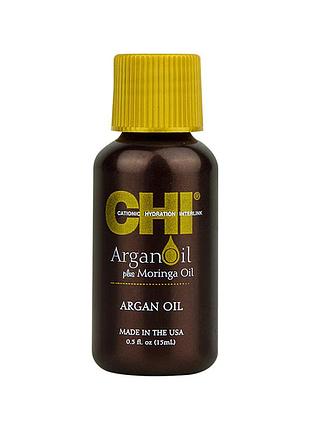 Олія відновлювальна для волосся argan oil chi, 15 мл