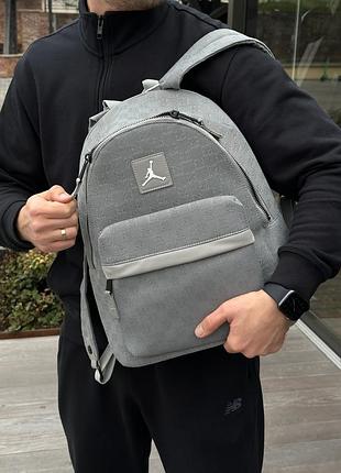 Мужской рюкзак air jordan monogram backpack blue 6