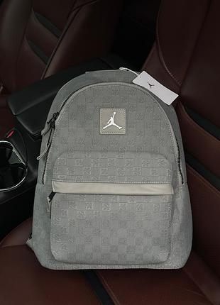 Мужской рюкзак air jordan monogram backpack blue 5