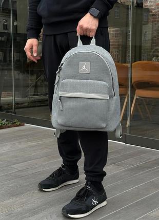 Мужской рюкзак air jordan monogram backpack blue 8