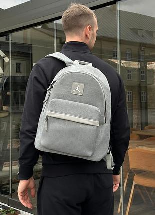 Мужской рюкзак air jordan monogram backpack blue 7
