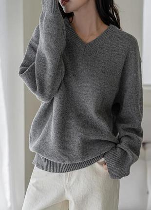 Светр 20% кашемір 80% шерсть мериноса l-xl woolovers британський бренд