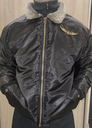 Куртка пилота утепленная ma-1 flight jacket р.l 3