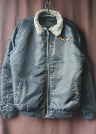 Куртка пилота утепленная ma-1 flight jacket р.l 5