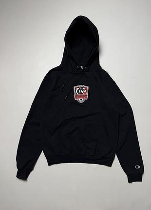 Худи champion eco authentic с принтом черный размер s
