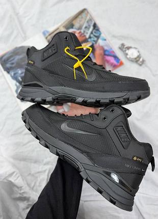 Чоловічі nike rivah high black gore-tex хутро🖤