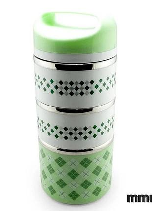 Ланч бокс unique un-1522 2л green