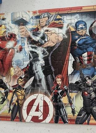Пазли для хлопчика marvel avengers 100 деталей