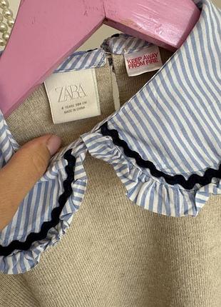 Кофтинка з комірцем zara 6