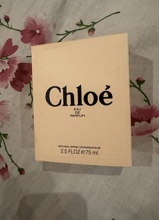 Парфумована вода chloe eau de parfum 75 мл для жінок
