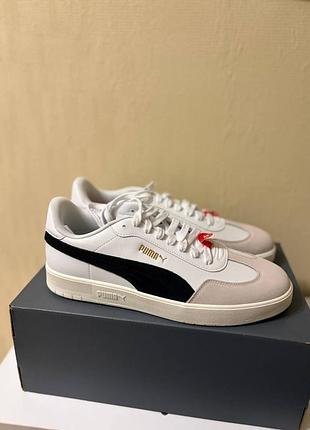 Кросівки чоловічі puma білі з чорним 44.5