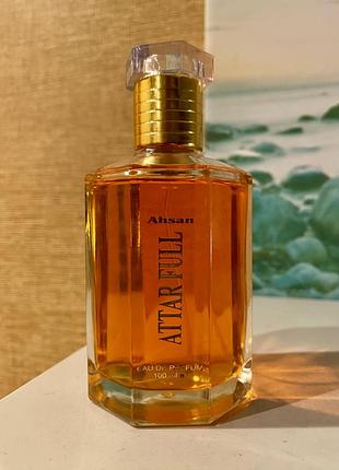 Eau de parfum ahsan attar full jasmine 100 мл жасмин схожий на acqua di parma gelsomino nobile