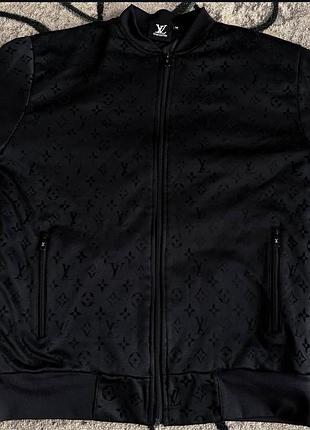 Чоловіча куртка louis vuitton бомбер чорна