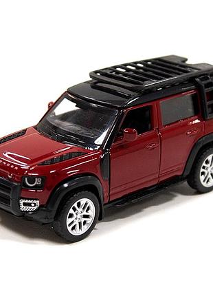 Автомодель - land rover defender 110 (красный)