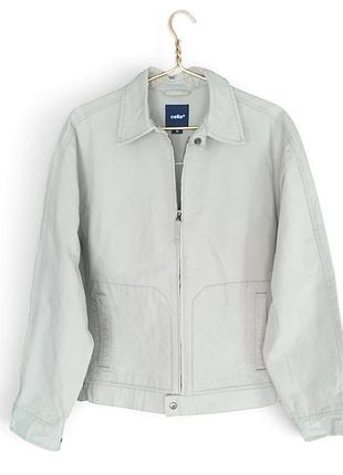 Чоловіча куртка celio, бавовна, бежева, розмір m, весна-осінь