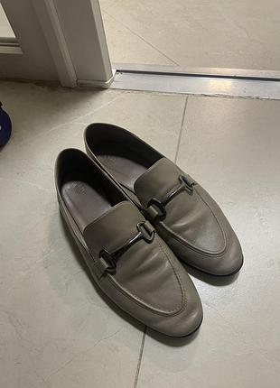 Лофери жіночі  massimo duti сірі, довжина устілки 25.5 см