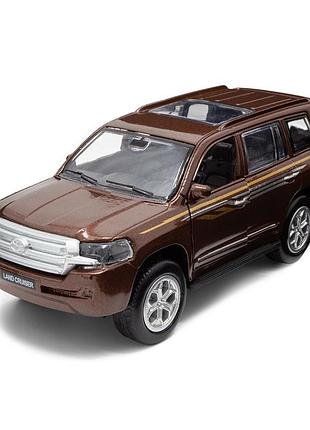 Автомодель - toyota land cruiser (коричневый)