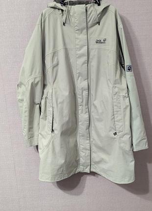 Жіноча подовжена мембранна куртка jack wolfskin texapore xxl 48–50