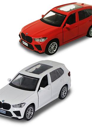 Автомодель - bmw x5 m (белый, красный)