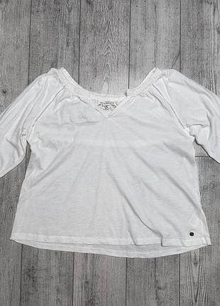 Блуза жіноча l.o.g.g. h&m біла m бавовна