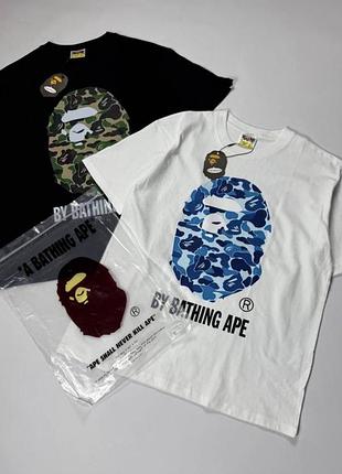 Футболка чоловіча bape з камуфляжним принтом
