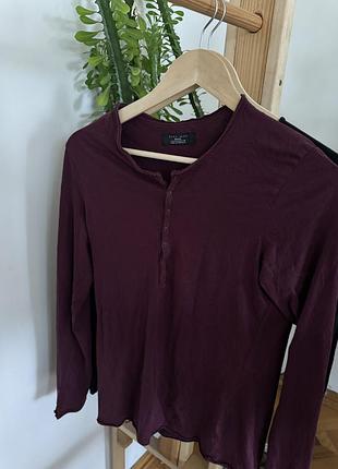 Унісекс футболка з довгим рукавом від zara