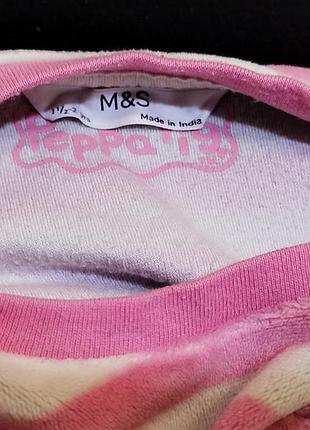 Свитшот peppa pig от marks & spencer 86-92р 8433 4
