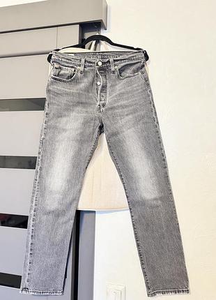 Джинси чоловічі прямі сірі levi’s, 168-172