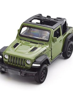 Автомодель - jeep wrangler rubicon 2021 (зеленый)