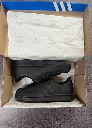 Кроссовки adidas superstar classic all black 10