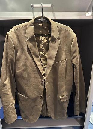 Піджак чоловічий h&m темно-зелений