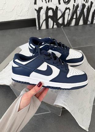Nike sb dunk low navy blue 4