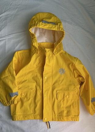 Яскрава куртка-дощовик icewear р. 86 (1-1.5 роки) грязепруф вітровка ісландія