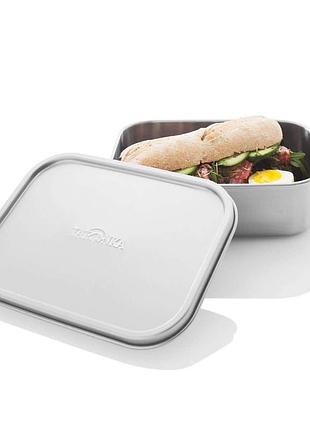 Контейнер для еды tatonka lunch box i 1000 lock silver