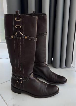 Шкіряні чоботи celine оригінал 4