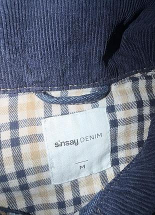 Джинсова boxy куртка, стиль barn jacket sinsay 2