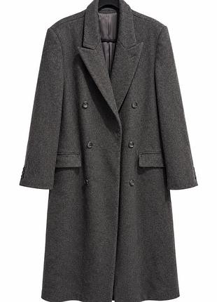 Шерстяне двобортне пальто c&a westbury