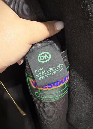 Шерстяне двобортне пальто c&a westbury 6