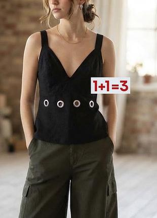 1+1=3 🎁 красивая майка блуза с вырезом от asos