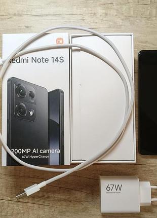 Телефон redmi note 14s 8/256 global black 67вт