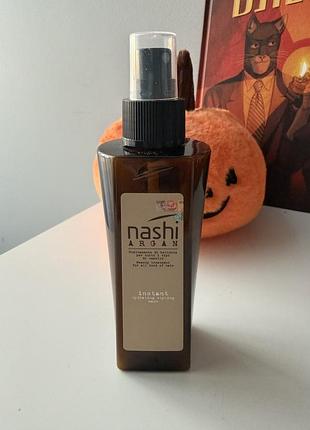 Зволожувальний спрей для волосся / маска nashi argan instant