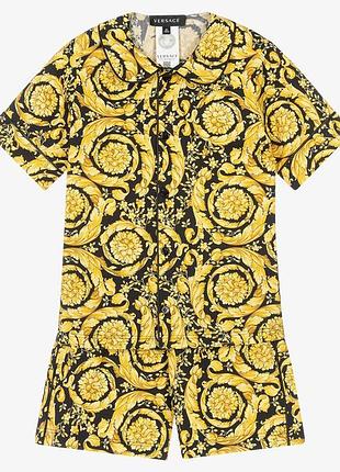 Бавовняна піжама versace kids (вarocco print) — оригінал